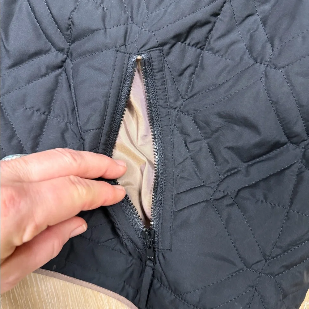 Talbots classic Casual Black Quilted Puffer Jacket plus 3X - Picture 5 of 10